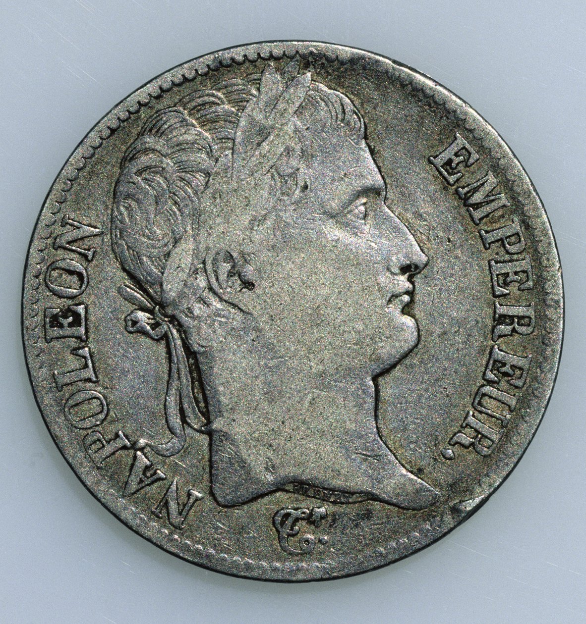 ナポレオン（1769-1821）1811（recto）の頭を持つ5フラン硬貨 作： フランス語学校