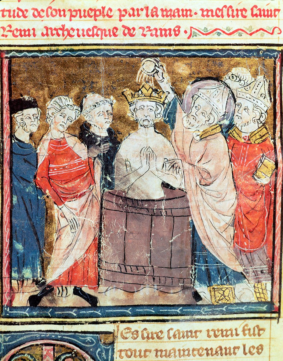Fol.11r聖レミギウス、ライムス司教 作： フランス語学校