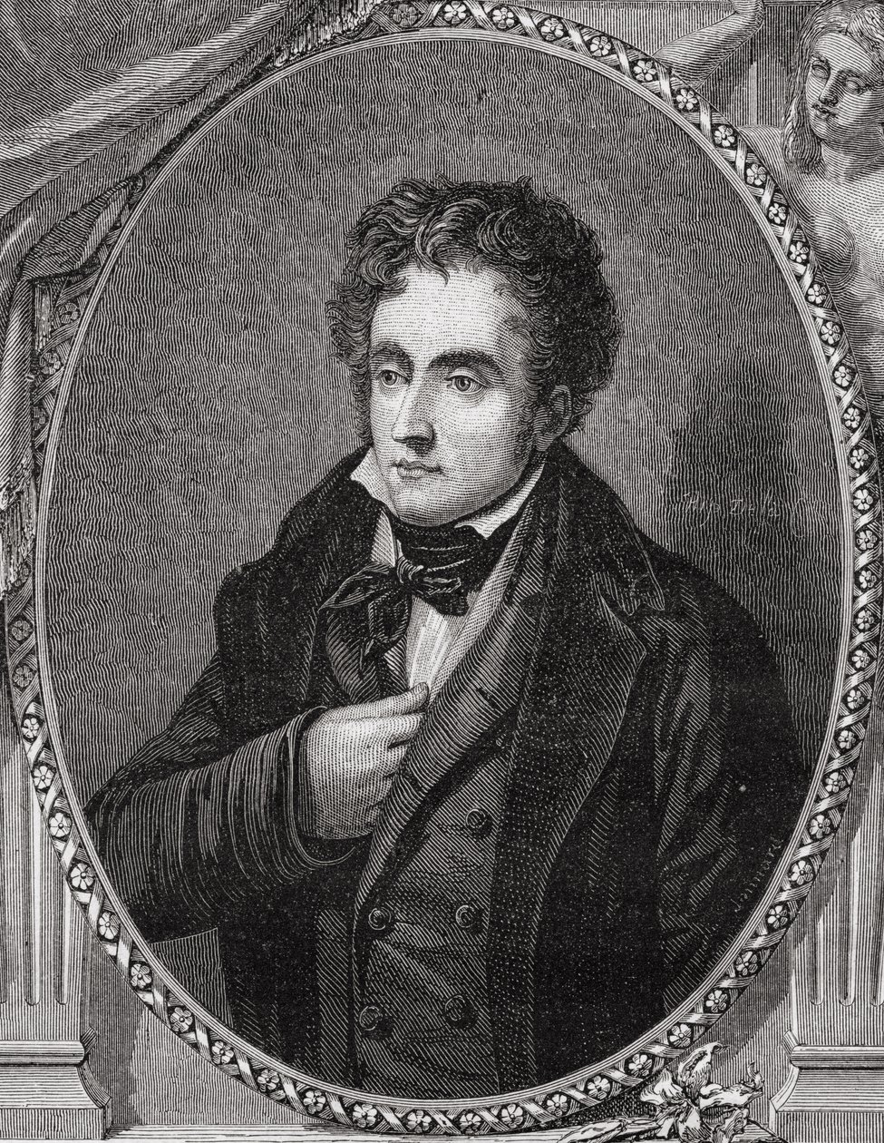 ルイブラン（1811-82）の「歴史革命フランセーズ」のフランソワルネヴィコントデシャトーブリアン（1768-1848） 作： フランス語学校