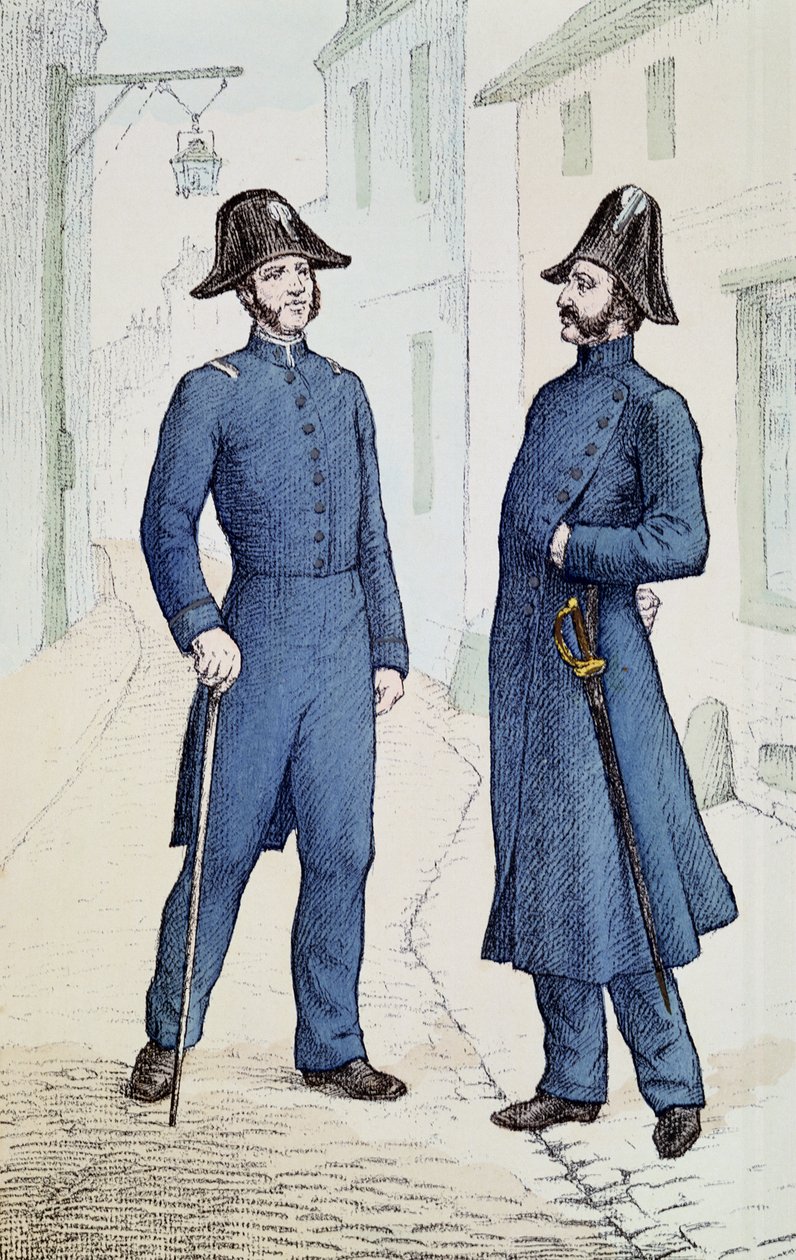 フランスの警官c.1829-30 作： フランス語学校