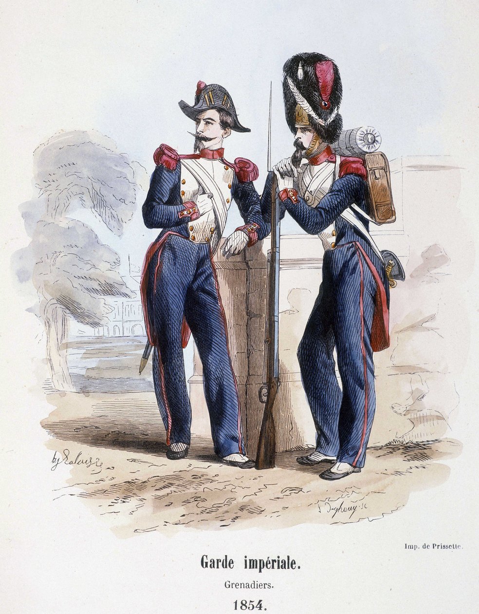 Garde Imperial: Grenadiers (1854) - "Histoire de l