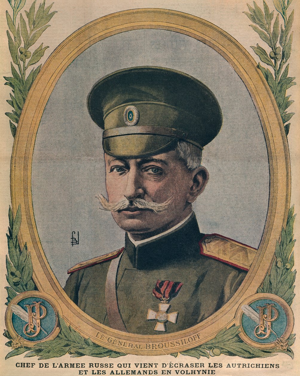 1916年7月2日、ルプティジャーナルの表紙イラスト 作： フランス語学校