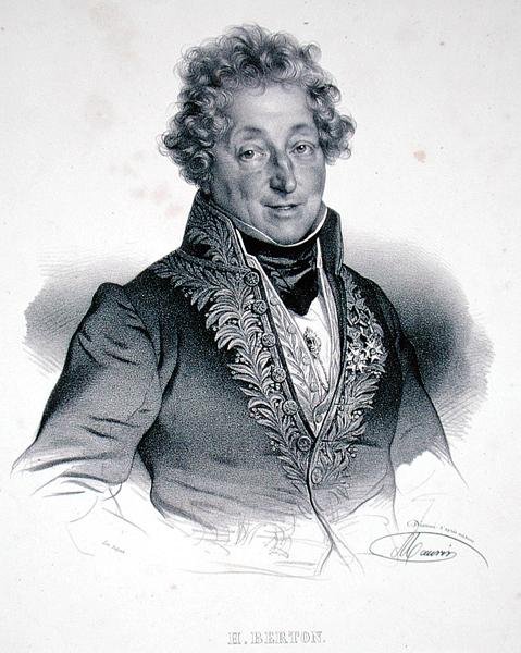 アンリ・モンタン・ベルトン（1767-1844）がフランソワ・セラフィン・デルペッシュ（1778-1825）に彫らせたもの（リトグラフ）。 作： フランス語学校