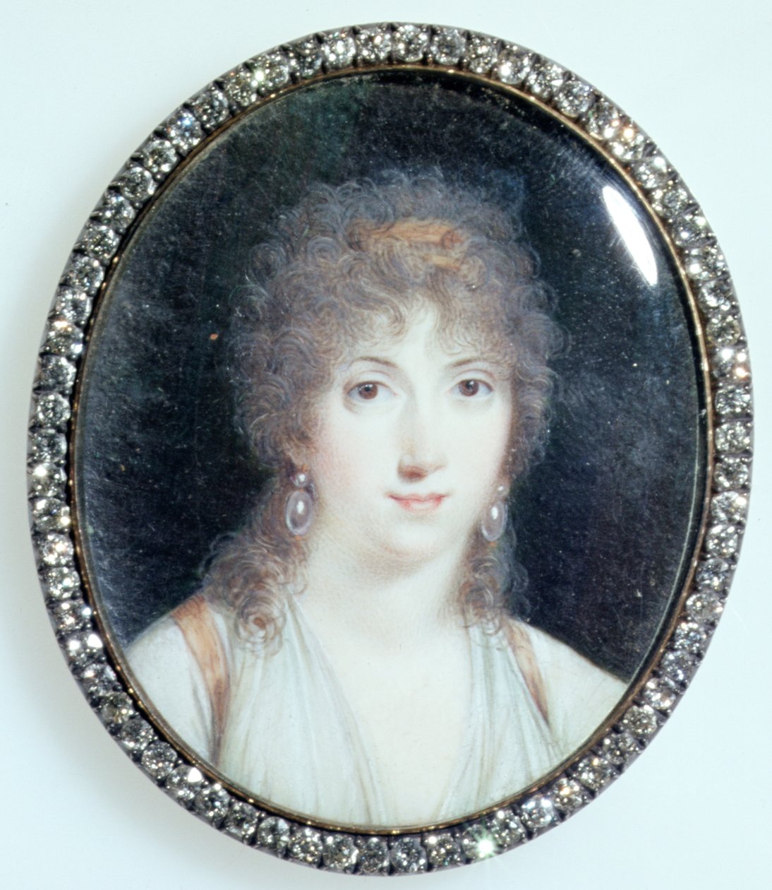 アンリエットルーシーディロン（1770-1853）トゥールデュパンドゥグーベルネ伯爵夫人、1802年頃（象牙のトイレ） 作： フランス語学校