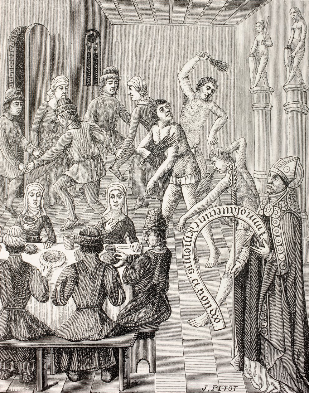 フラゲラントの異端 1880年頃（リトグラフ） 作： フランス語学校