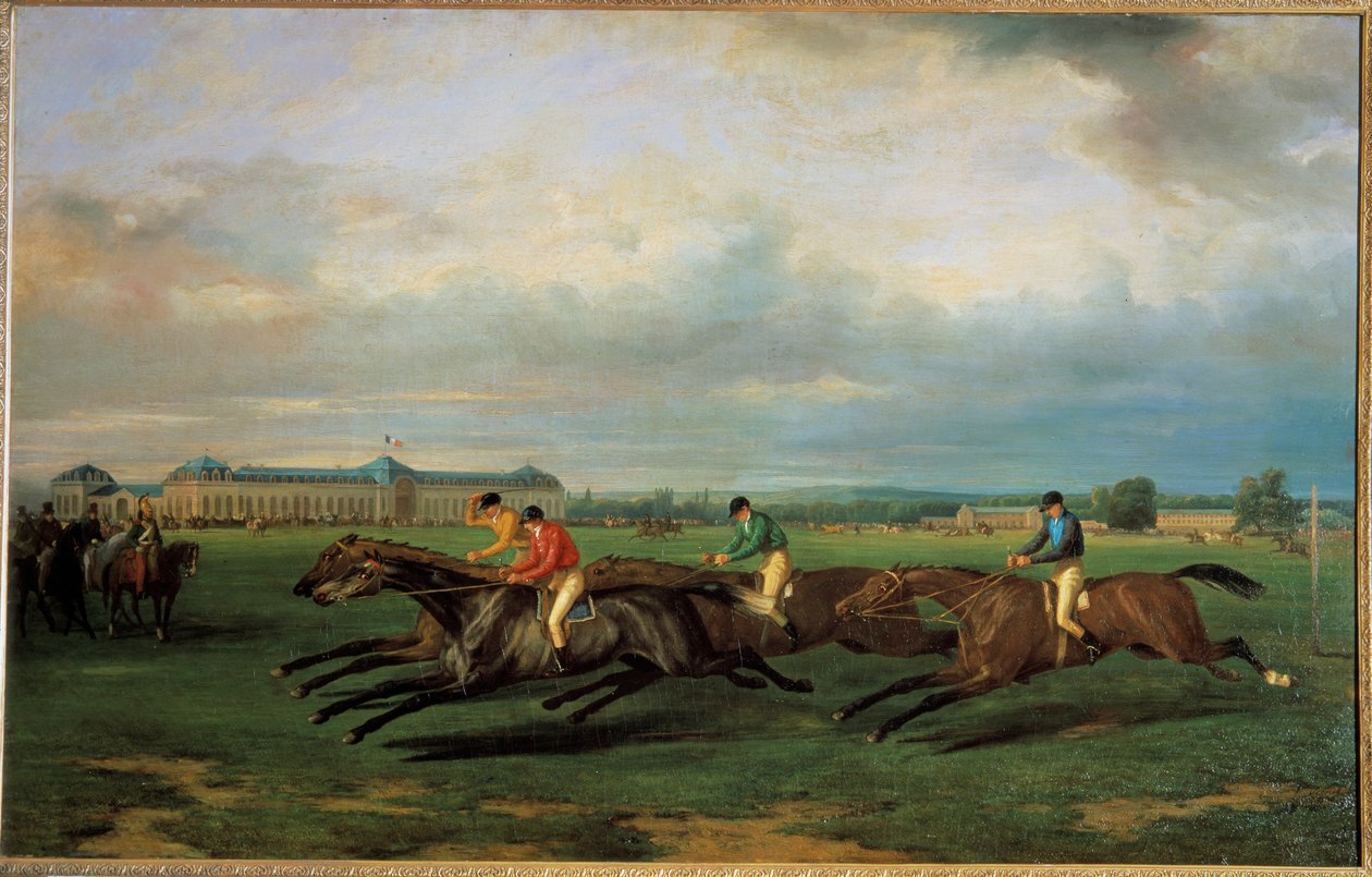 シャンティイの競馬場フランスの学校 作： フランス語学校