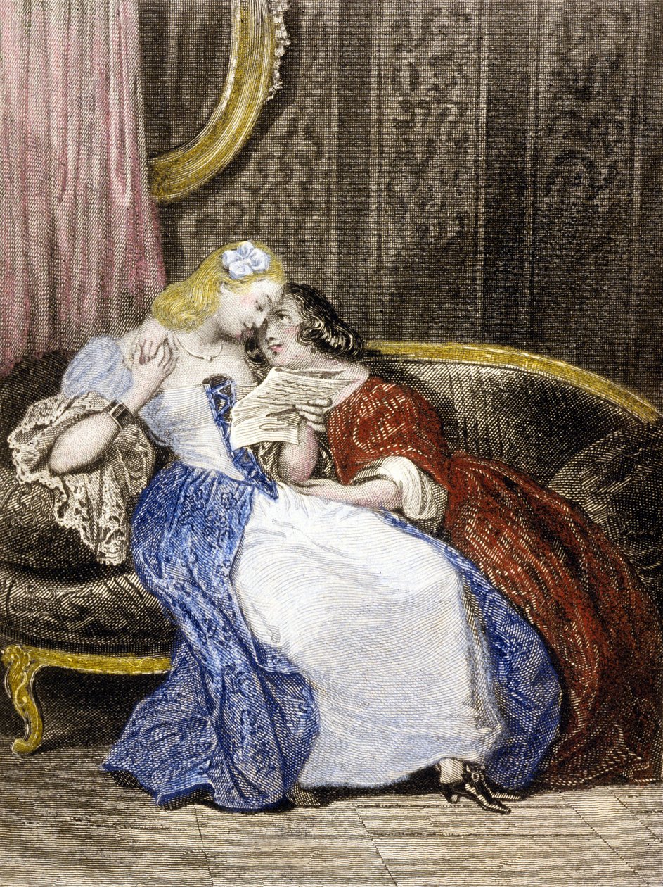 ジュリーまたはニューヘリーズのイラスト、1852年 作： フランス語学校