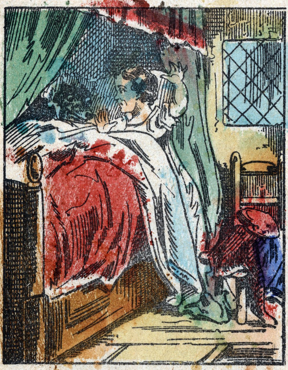 油絵 赤ずきん 赤ずきんダークファンタジーキャンバス | ゴシック魔女