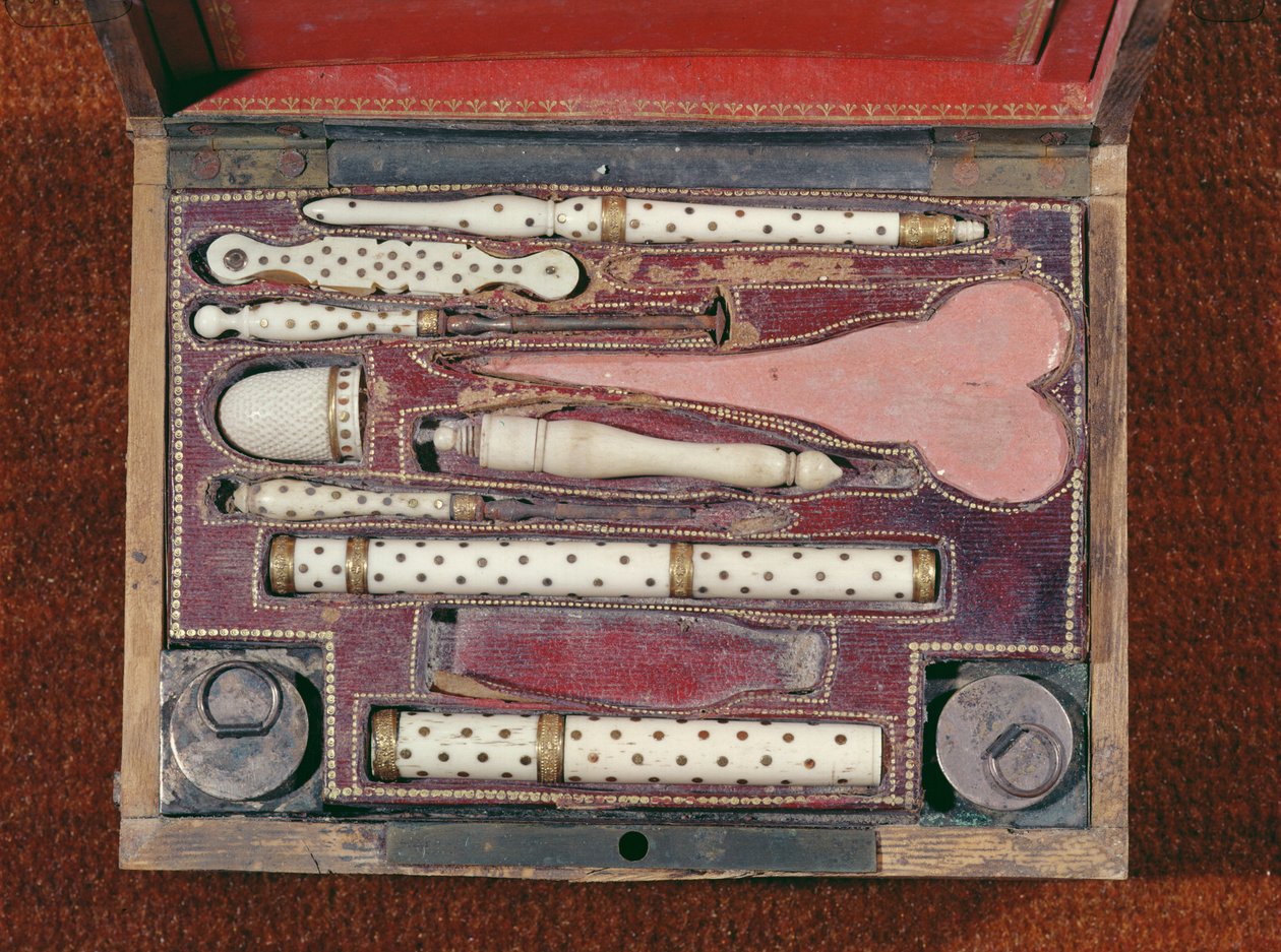ワクチン接種のための器具ケース、1820年頃 作： フランス語学校