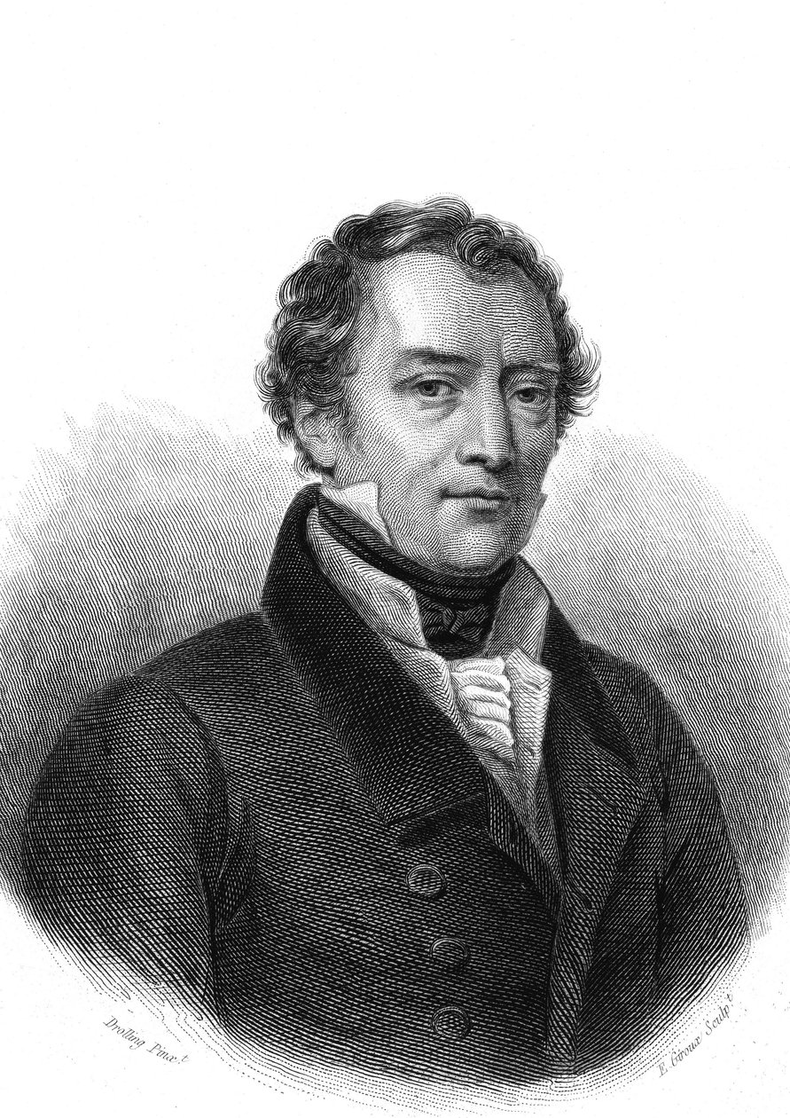 ジャック・アントワーヌ・マヌエル（1775-1827）フランスの弁護士、政治家。 作： フランス語学校