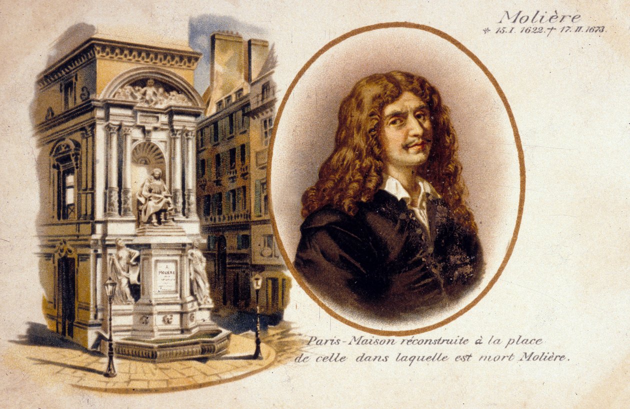Jean-Baptiste Poquelin、別名モリエール (カラーリソ) 作： フランス語学校