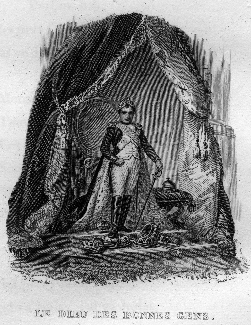 Le dieu des bonnes gensフランスの詩人・作詞家であるPierre Jean de Beranger（1780-1857）の『Oeuvres completes』（1834年）に収録されているBerangerの歌。 作： フランス語学校