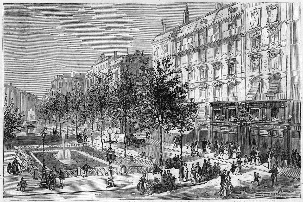 Les Bouillons：リヨン広場にある「Maison Gailleton」のレストラン。ローヌ (69) 作： フランス語学校