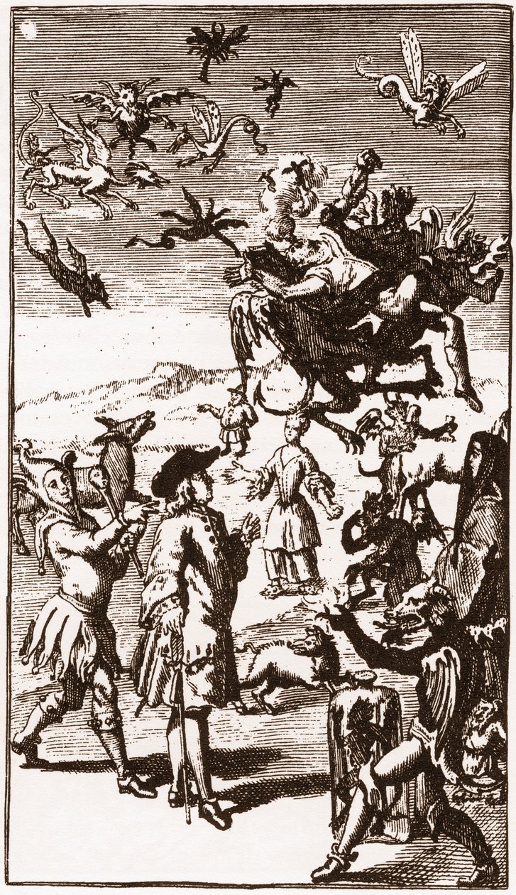 ローラン・ボルドロン（1653-1730）の「L'istoire des imaginations extravagantes de ...