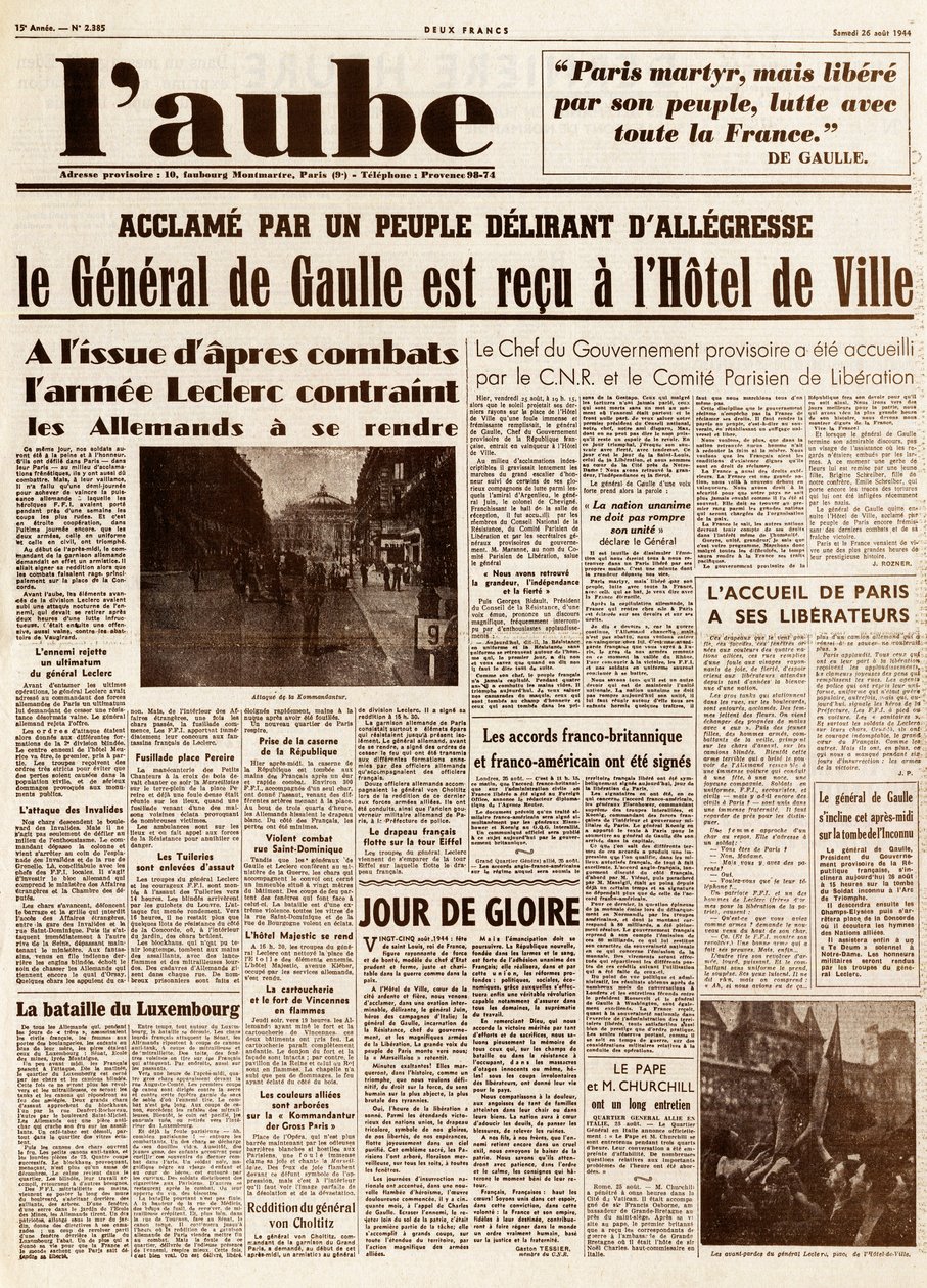 解放（第一次世界大戦 作： フランス語学校