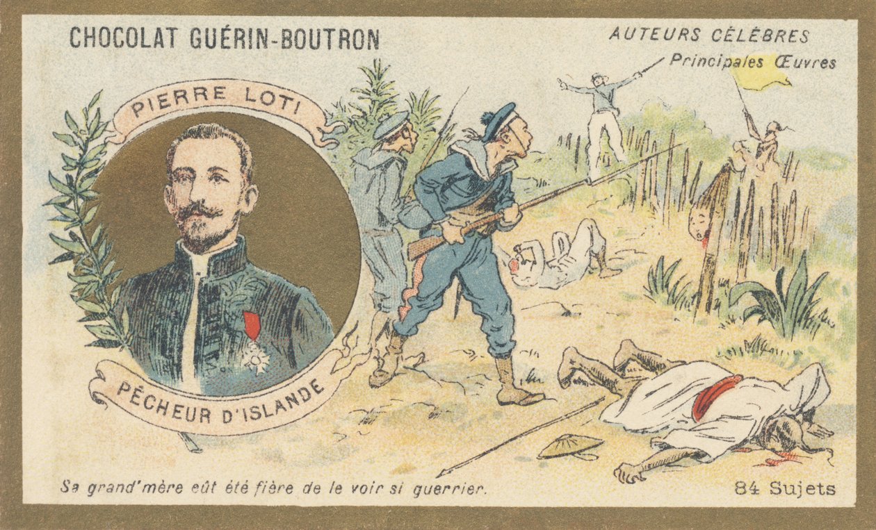 Louis-Marie-Julien Viaud dit Pierre Loti (1850-1923) フランスの作家、海軍士官、小説「Pecheur d