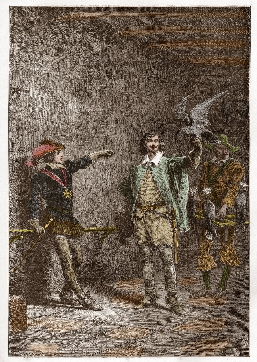 16歳のルイ13世（1601年～1643年）と寵愛を受けたリュイヌ公シャルル・ダンベール（1620年～1690年） - 16歳のルイ13世と寵愛を受けたリュイヌ公シャルル・ダンベール - 「L