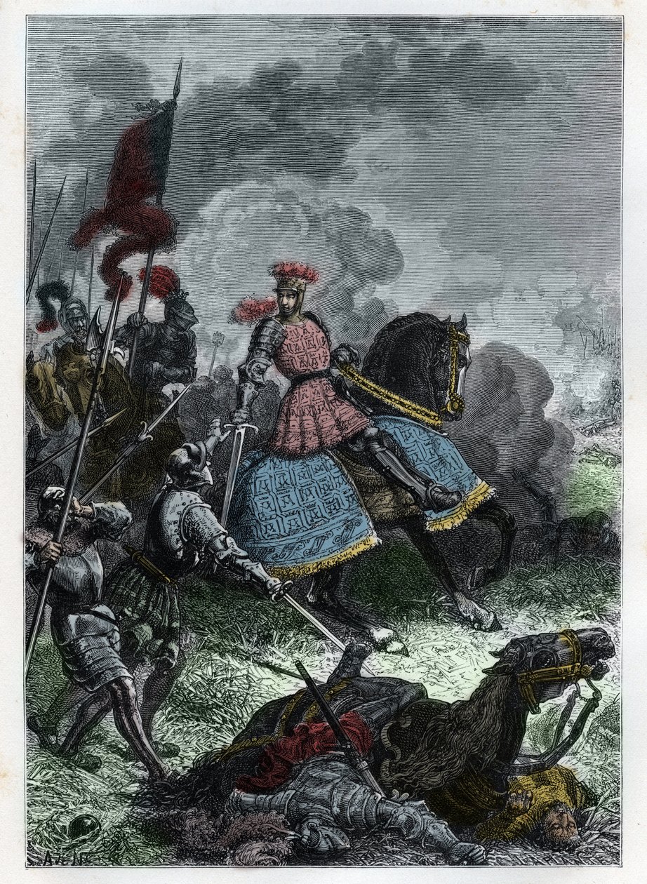 1509年5月14日、ロンバルディア州クレマ近くのアグナデルの戦いで、国王がヴェネツィア人を破った - アグナデッロの戦い - フランスのルイ12世がヴェネツィア人を破った - フランコによる「L
