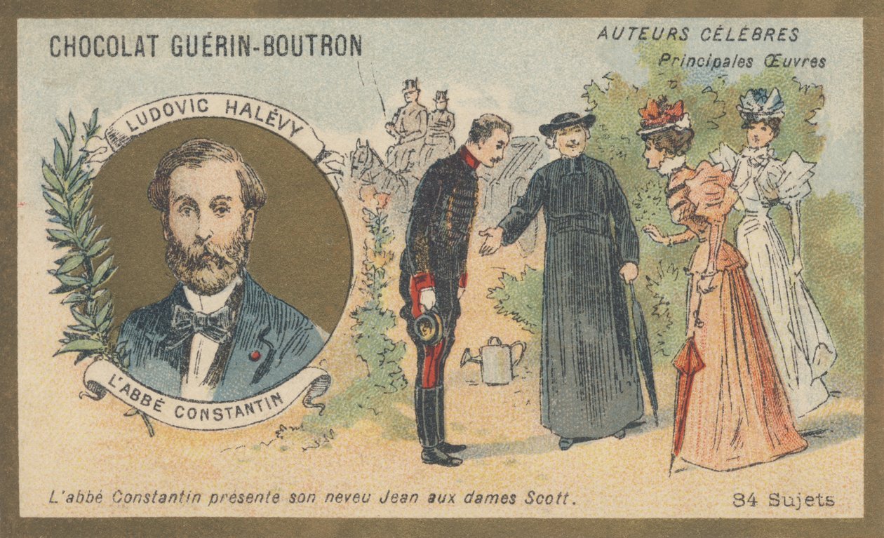 Ludovic Halevy (1834-1908), 劇作家、オペレッタやオペラのリブレット、フランスの小説家、小説「L