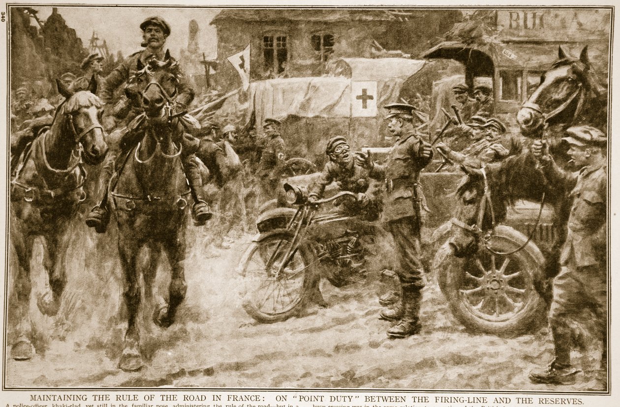 フランスの道路規則の維持：発砲ラインと予備力の間の義務、1914-19 作： フランス語学校