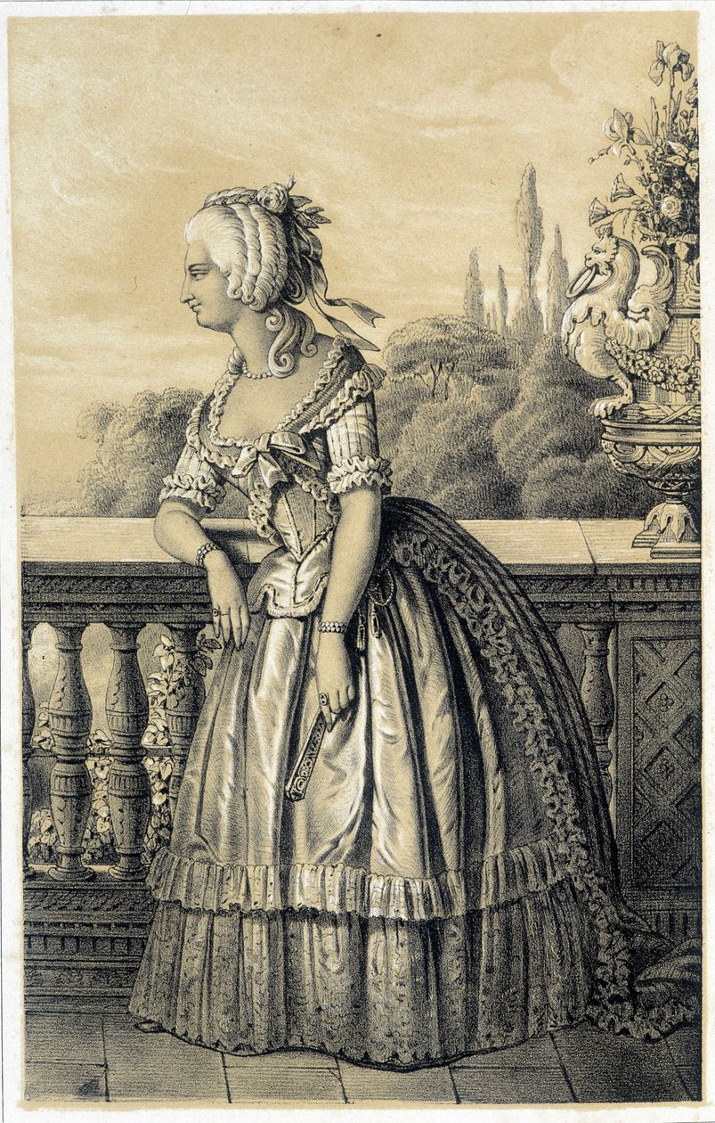 ランバルの王女マリー・テレーズ・ド・サヴォワ・カリニャン（1749～1792年） - アルベール・モーラン編『Galerie historique de la Revolution Française』（1843年、パリ）所収 作： フランス語学校
