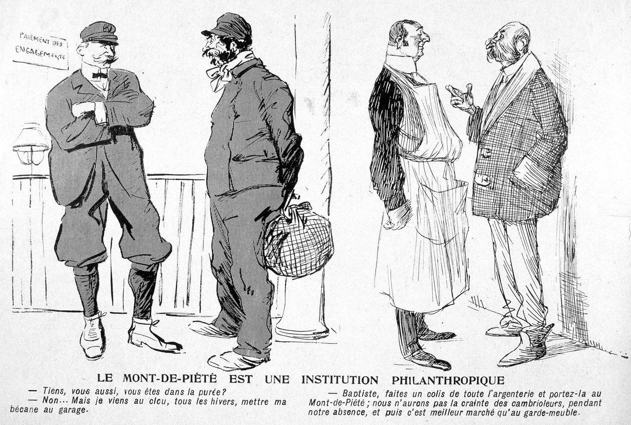 モン・ド・ピエテは慈善事業を行っている-1905年03月06日の "L