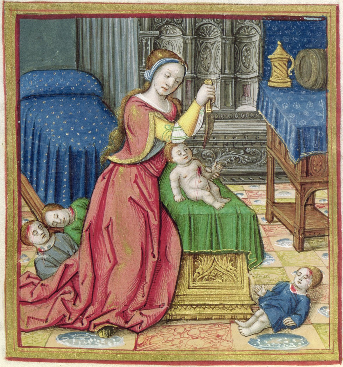 Vie des Femmes Celebres、1505年頃のMs 17 Athaliah（d.837 BC） 作： フランス語学校