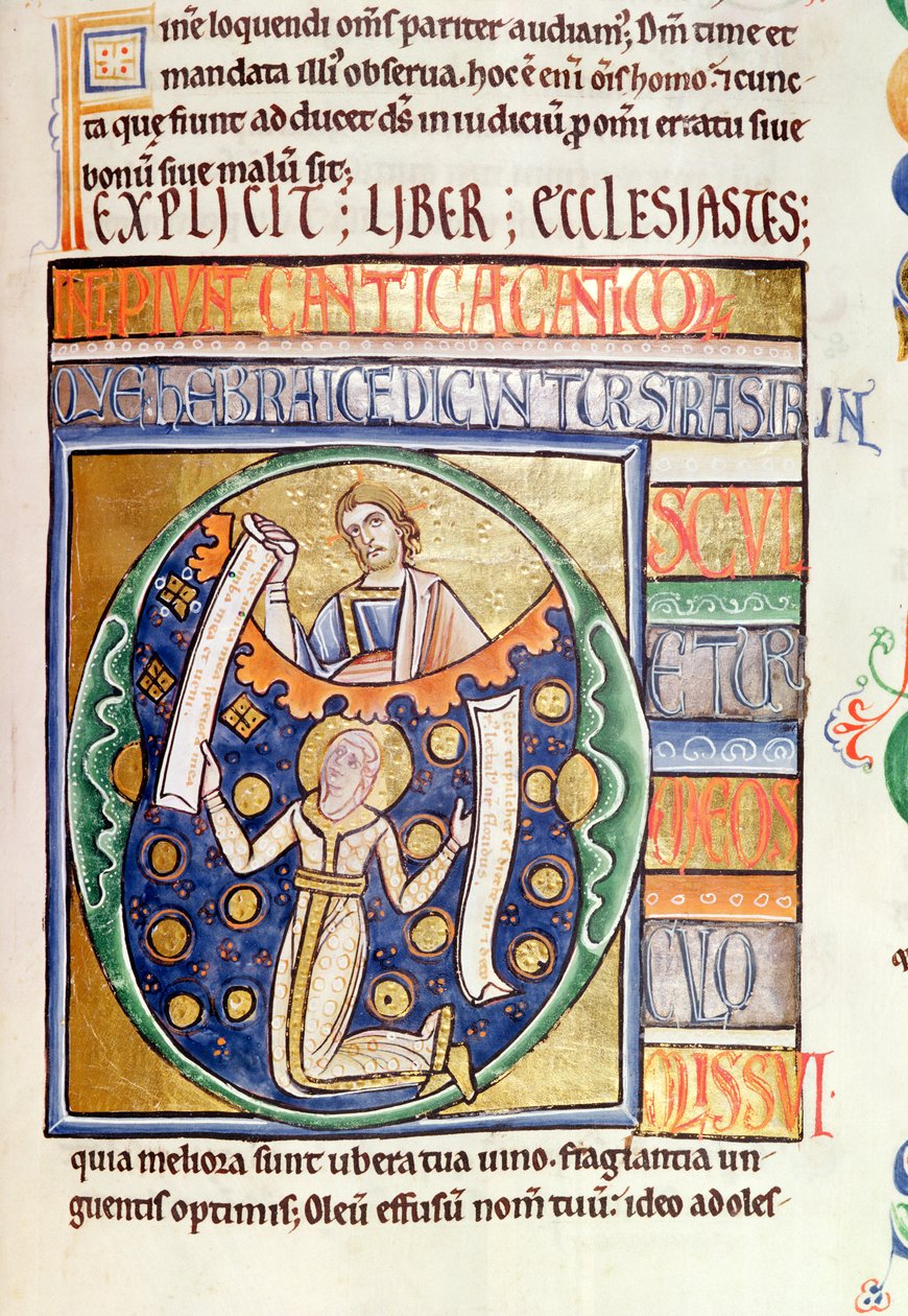 Ms 1 fol.235 Souvigny聖書の 『伝道の書』 作： フランス語学校