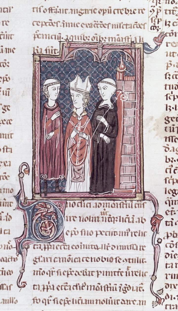 Ms 373 fol.51v Decrets de Gratienの僧侶、司教、修道院長 作： フランス語学校