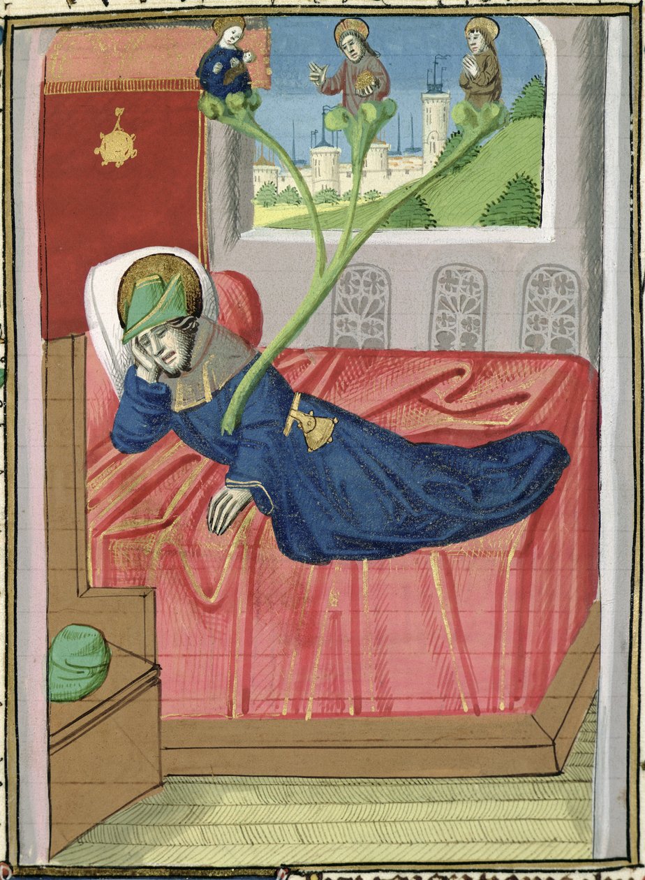 Ms H 7 fol.145rジャンXXIIの聖書からのジェシーの木 作： フランス語学校