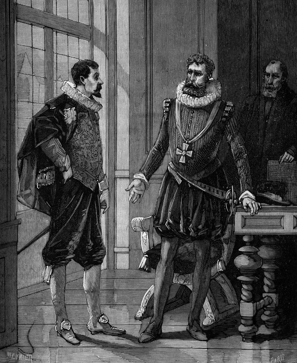 Olivier De Serres (1539 - 1619) フランスの農学者で、フランス王アンリ4世（1553-1610）に仕えた。 作： フランス語学校