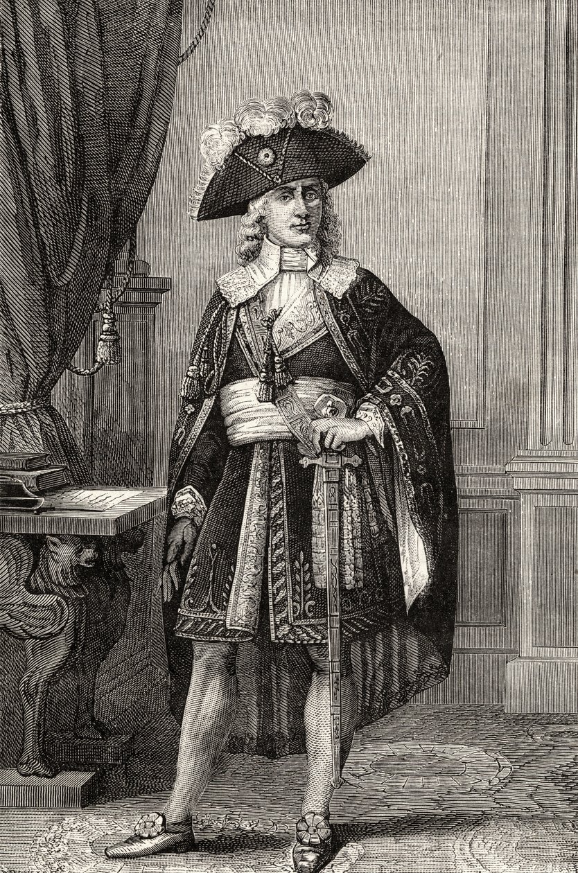 ポール・フランソワ・ジャン・ニコラ・コント・ド・バラス（1755-1829）、ルイ・ブランの「フランス革命史」より 作： フランス語学校