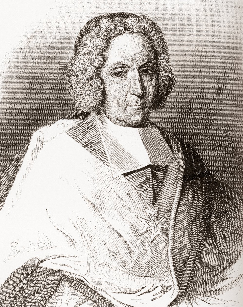 Pierre-PaulGuérinde Tencin、1679-1758。フランスの聖職者、アンブランとリヨンの大司教、枢機卿。 Les Heures Libresから1908年に発行されました。 作： フランス語学校