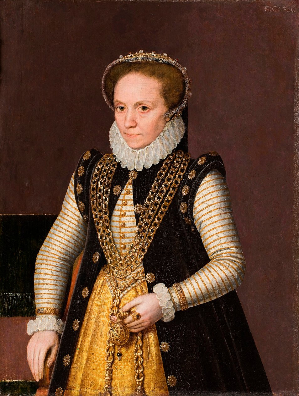 "無名のフランス人貴婦人の肖像 Peinture de l