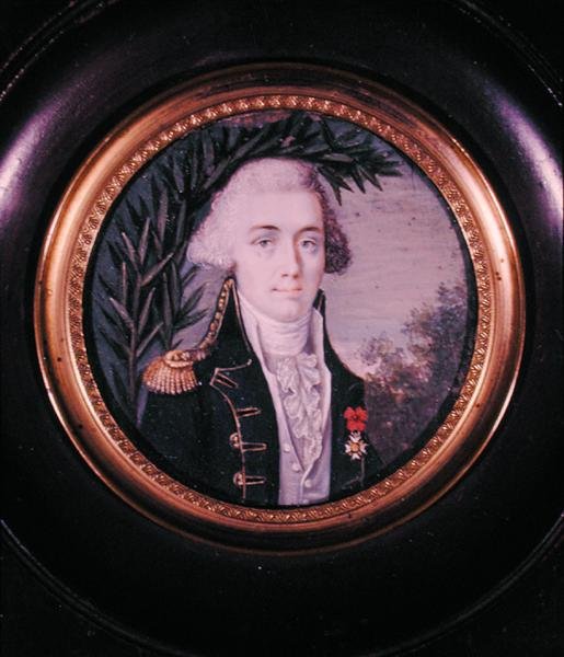 ジャン＝バティスト・デスタン（1729-1794）のポートレート・ミニアチュール c.1764-1778 作： フランス語学校