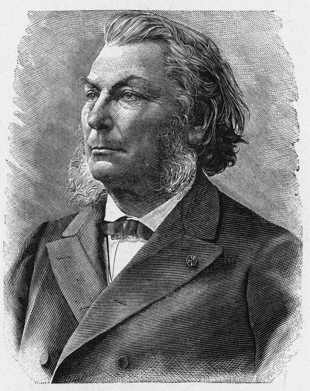 Admiral Mouchez (1821 - 1892)の肖像 - "Album of Science; illustrious scholars; Great discoveries" 1896年に掲載。 作： フランス語学校