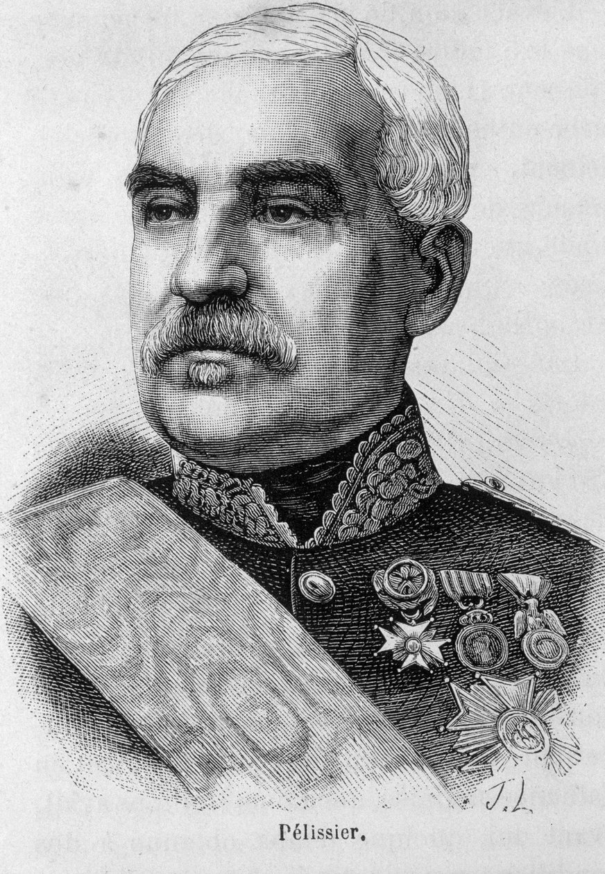マラコフ公爵エイマブル・ジャン・ジャック・ペリシエ（1794-1864）の肖像 - アンリ・マルタン作「L