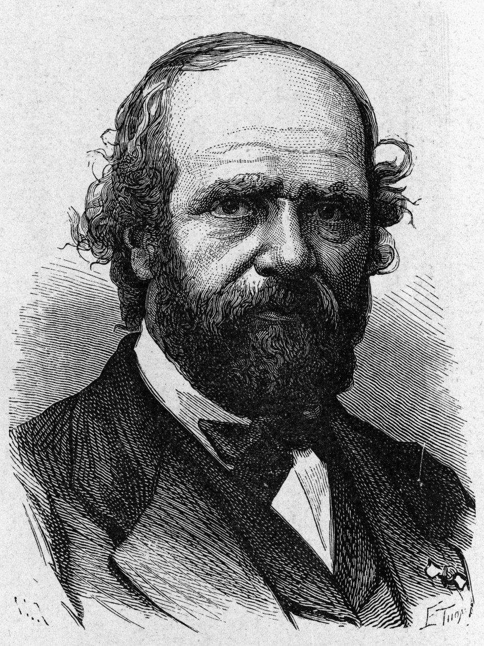 アルフォンス・ポワトヴァンの肖像 - 1896年の「科学のアルバム、輝かしい科学者たち、偉大な発見」の中で。 作： フランス語学校