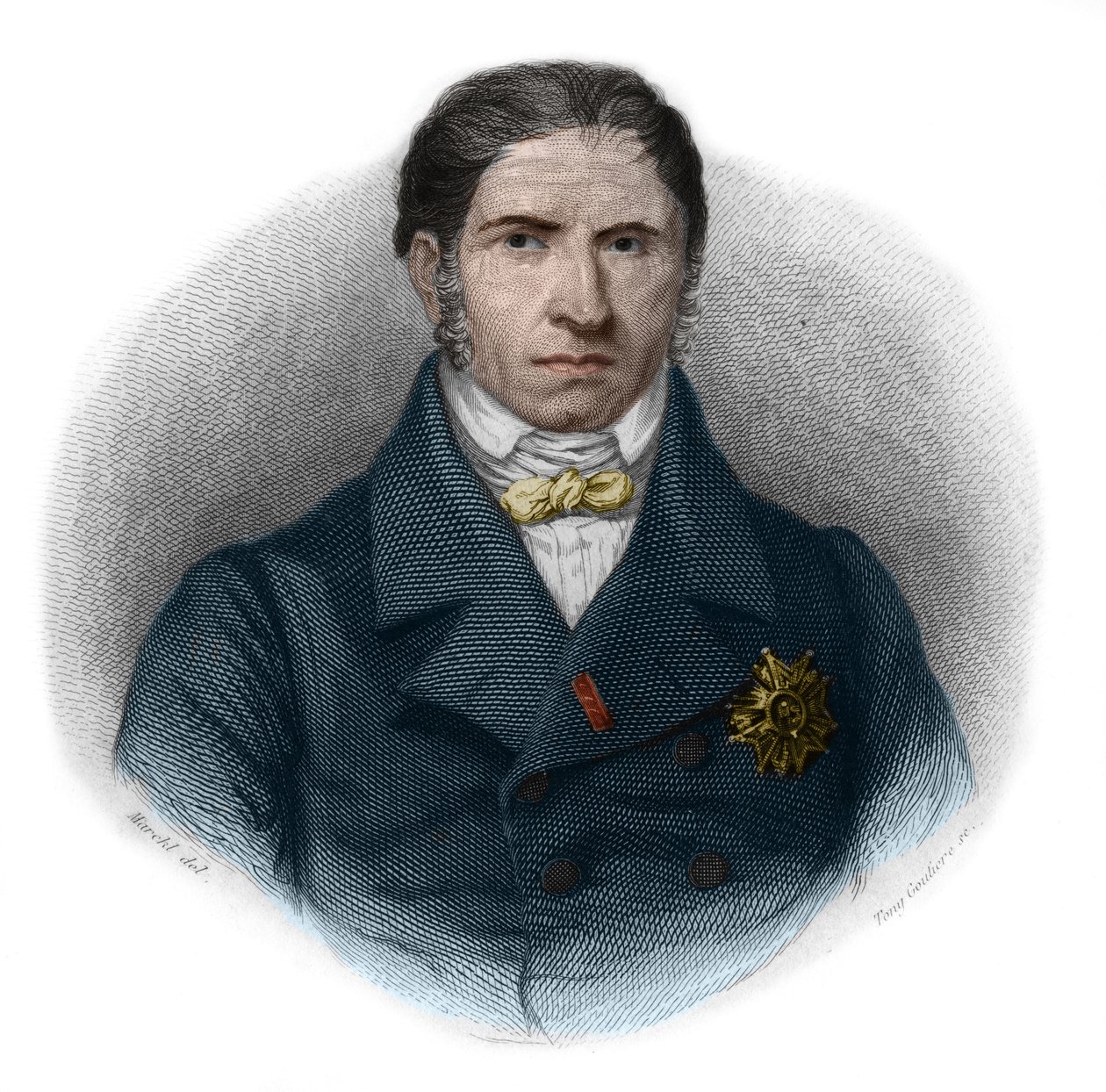 Andre Marie Jean Jacques (Jean-Jacques) Dupin (1783-1865) (Dupin the Elder (Dupin aine) と呼ばれる)の肖像。個人蔵。 作： フランス語学校