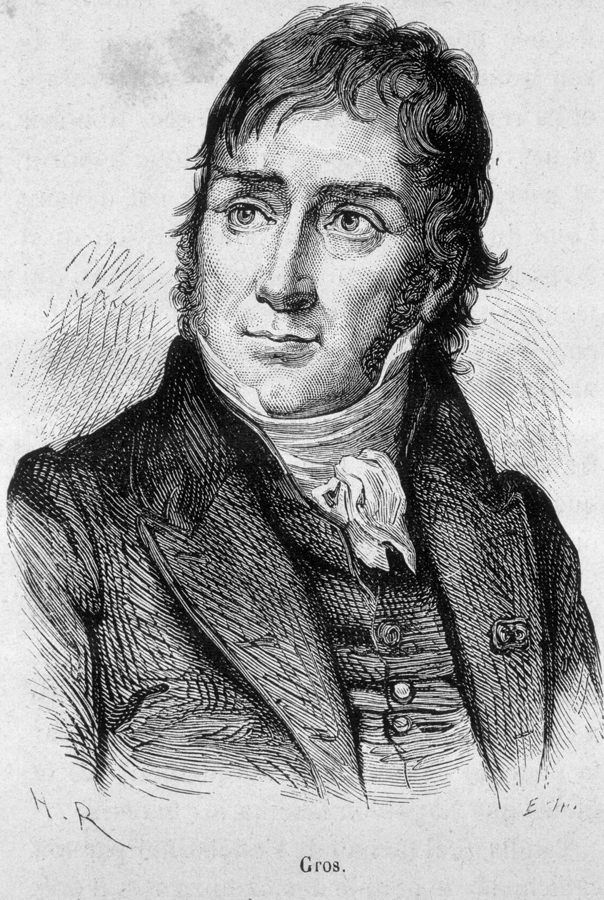 ダヴィッドの弟子であり、ナポレオンの公式画家であったアントワーヌ・ジャン・グロ（1771-1835）の肖像 - アンリ・マルタンの「L