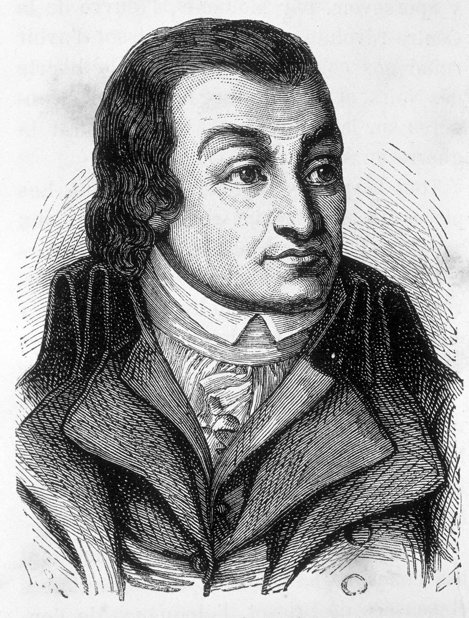 アントワーヌ・カンタン・フーキエ・ティンヴィル（1746-1795）の肖像（アンリ・マルタン著「フランス史」より）。 作： フランス語学校