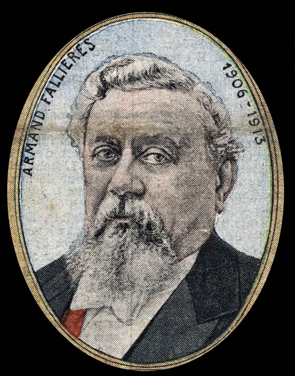 アルマン・ファリエール（1841-1931）共和国大統領の肖像。 作： フランス語学校