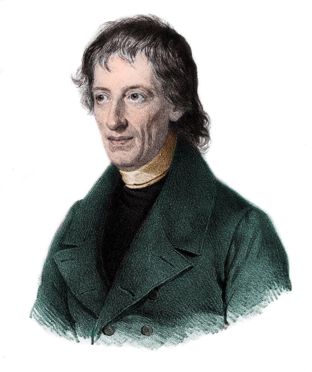ベルンハルトプラシダスヨハンネポムクボルツァーノ（1781-1848）、ボヘミアの数学者、論理学者、哲学者、神学者の肖像。 作： フランス語学校