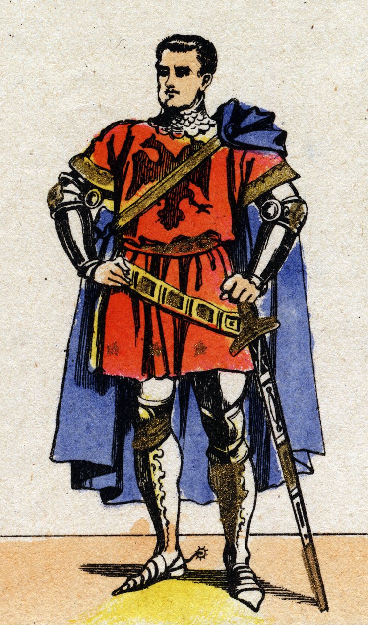 ベルトラン・デュ・ゲスクリン（デュゲスクリン）（v.1320-1380）の肖像は、フランスからコネタブル。 作： フランス語学校