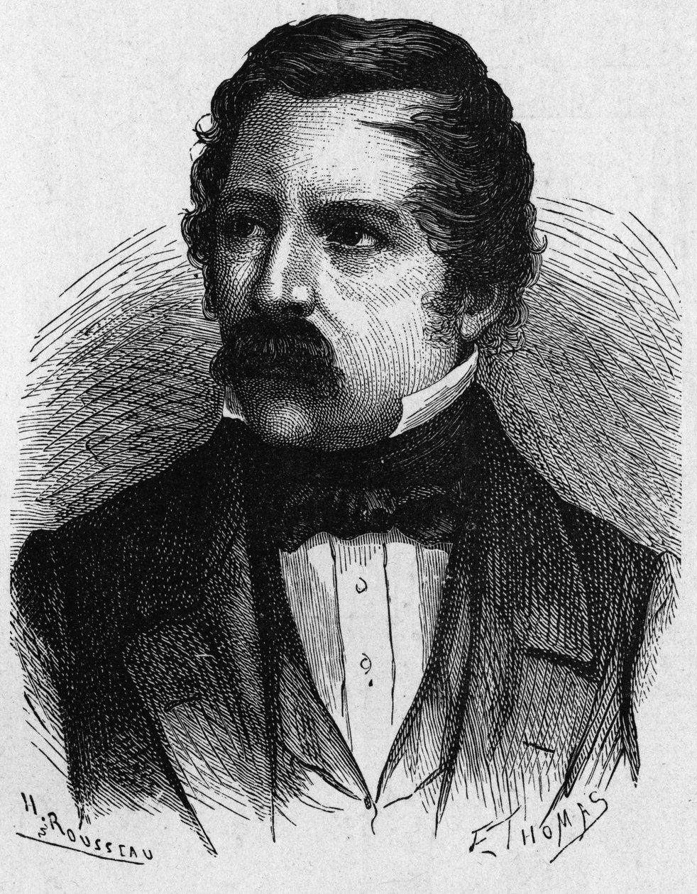 カール・アウグスト・フォン・シュタインハイル（1801-1870）の肖像 - 1896年の「科学のアルバム・輝かしい科学者たち・偉大な発見」より 作： フランス語学校