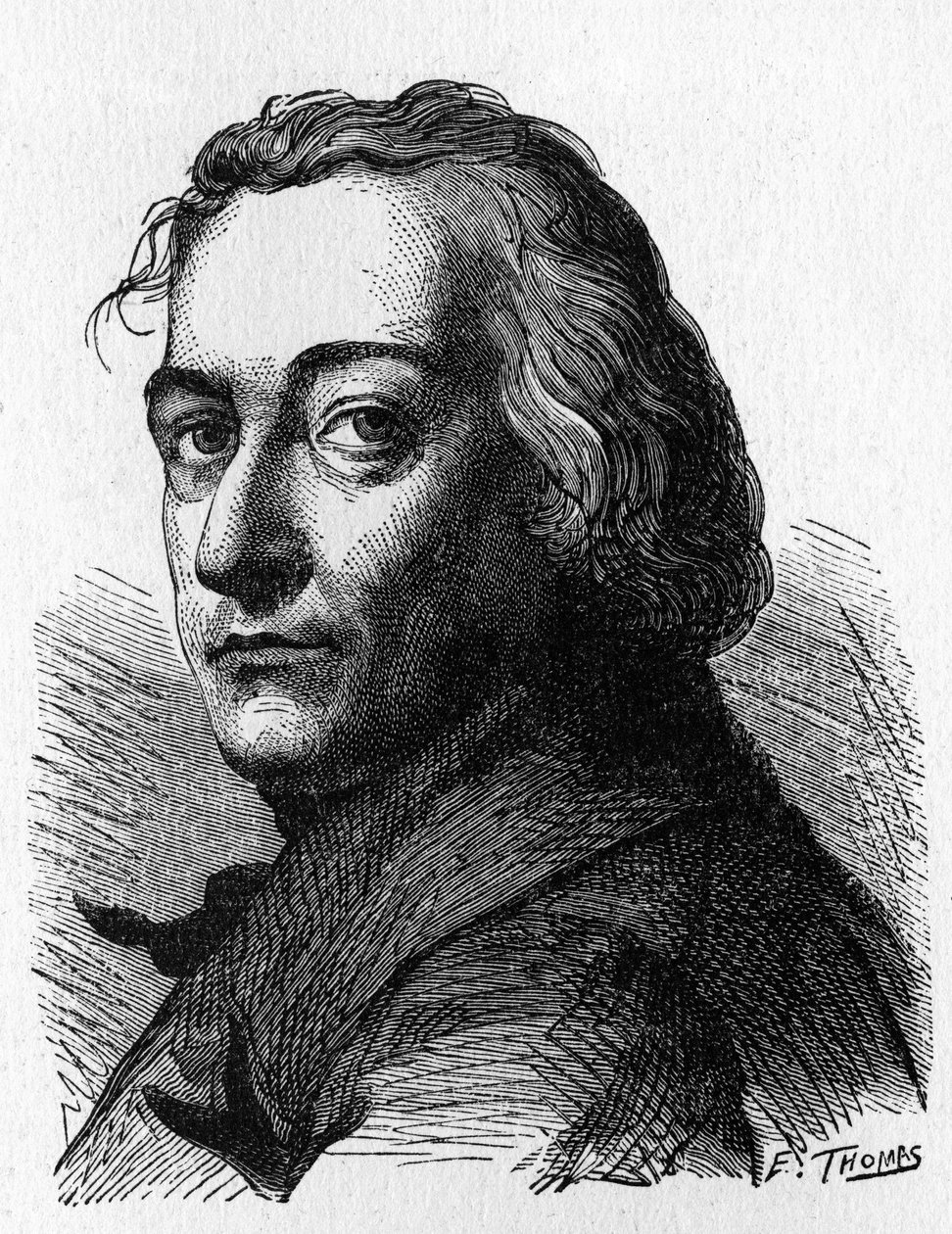 フランスの化学者、クロード・ルイ・ベルトレ伯爵（1748～1822年）の肖像 - アンリ・マルタンの「L