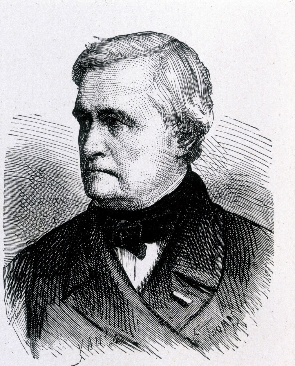 フランスの物理学者Claude Pouillet（1790 - 1868）の肖像 - 1896年の "Album de la Science; illustrious scientists; Grandes discoveries "に掲載されています。 作： フランス語学校