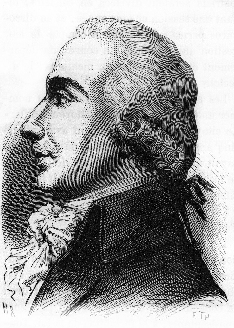 ドミニク・ジョセフ・ガラット（1749-1833）フランスの弁護士、ジャーナリスト、哲学者の肖像。 作： フランス語学校