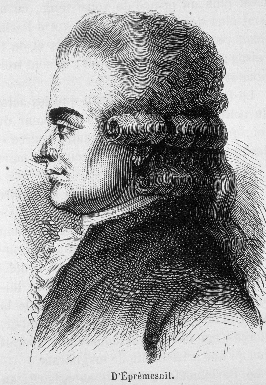 フランスの行政官・政治家であるエプレムスニルの肖像（1746年～1794年） - アンリ・マルタンの「L