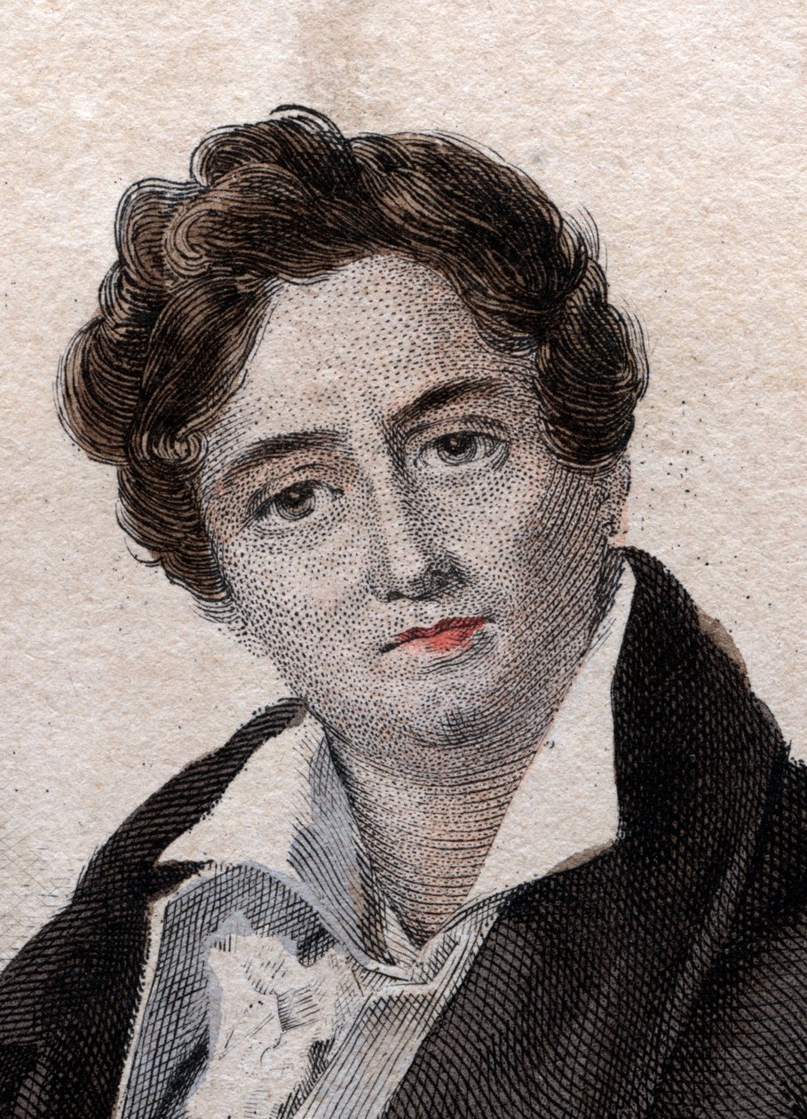 フランスの俳優、フランソワ・ジョセフ・タルマ（1763-1826）の肖像。 作： フランス語学校